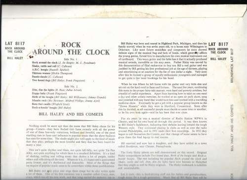 ROCK AROUND THE CLOCK- BILL HALEY AND THE COMETS