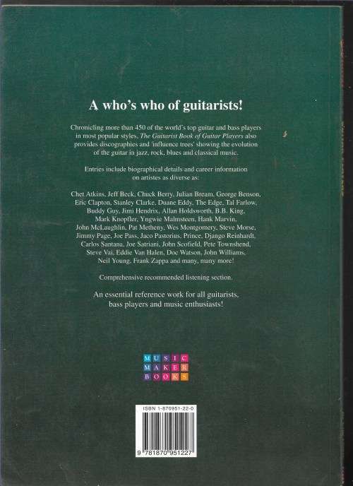 THE GUITARIST BOOK OF GUITAR PLAYERS- CLIFF DOUSE