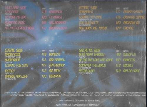 EUROBEAT- 17 ORIGINAL TRAX- VARIOUS ARTISTS (LP RECORD)
