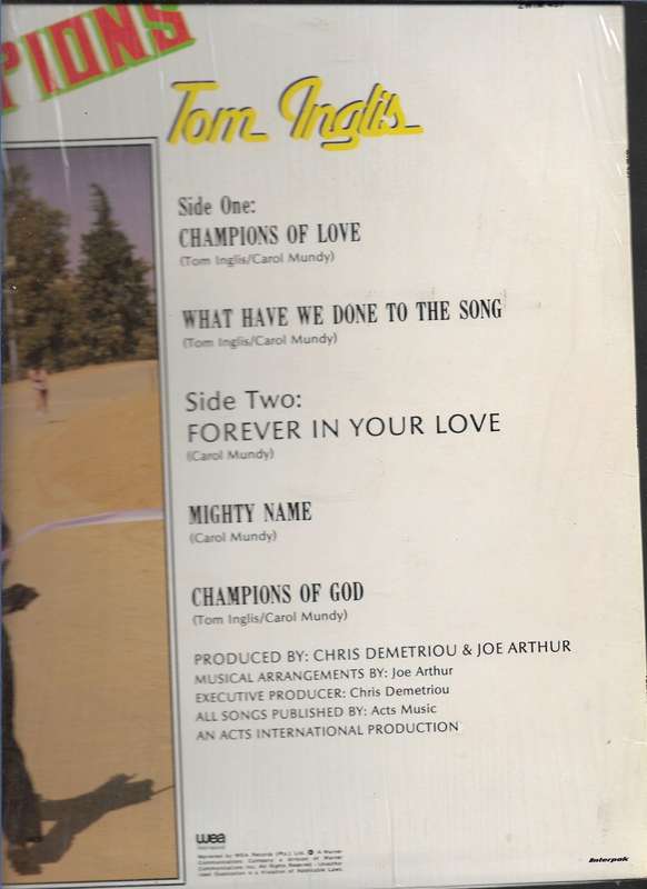 TOM INGILS- CHAMPIONS (LP RECORD)
