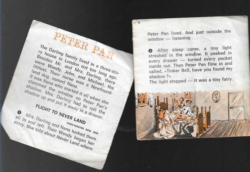 PETER PAN- VIEWMASTER REELS