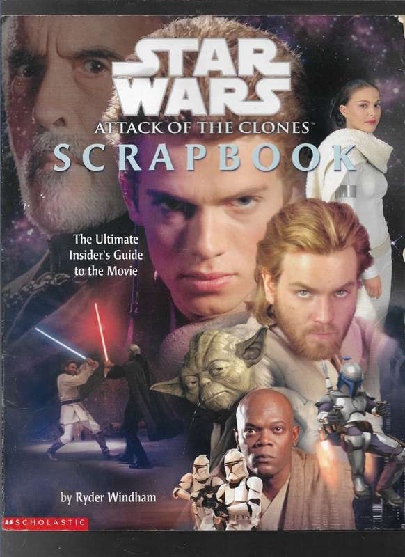STAR WARS- ATTACK OF THE CLONES- SCRAPBOOK- RYDER WINDHAM