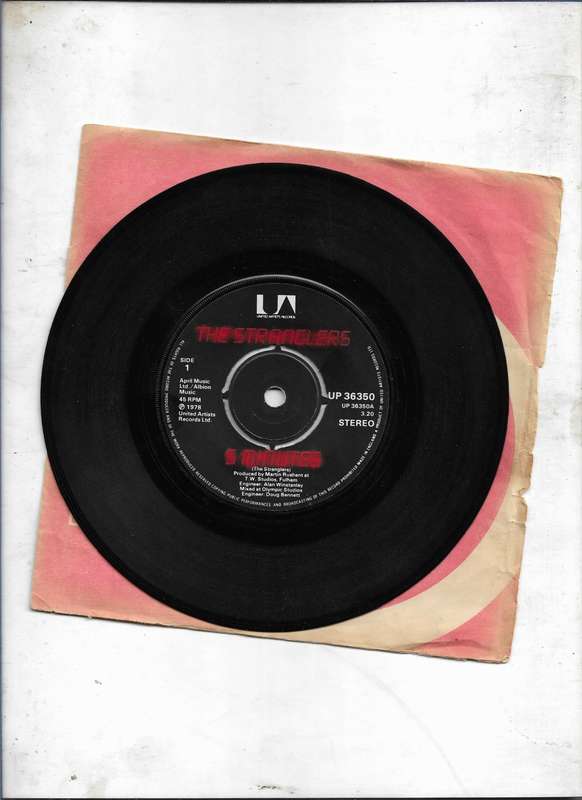 THE STRANGLERS- 5 MINUTES (SEVEN SINGLE)