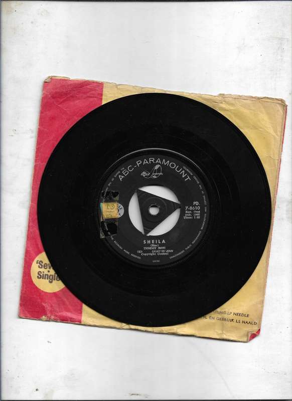 SHEILA/ SAVE YOR KISSES - TOMMY ROE (SEVEN SINGLE)