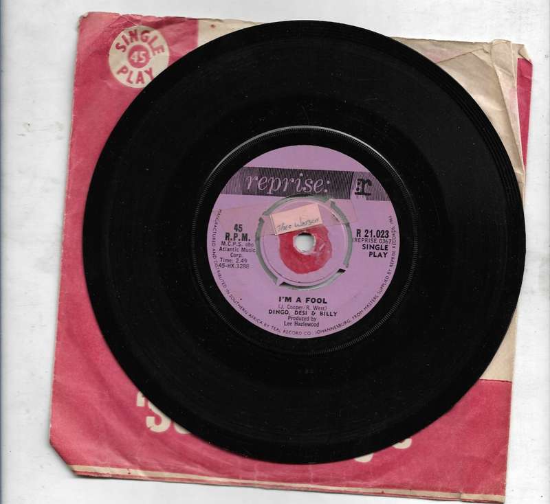 I`M A FOOL- DINGO, DESI & BILLY (SEVEN SINGLE)