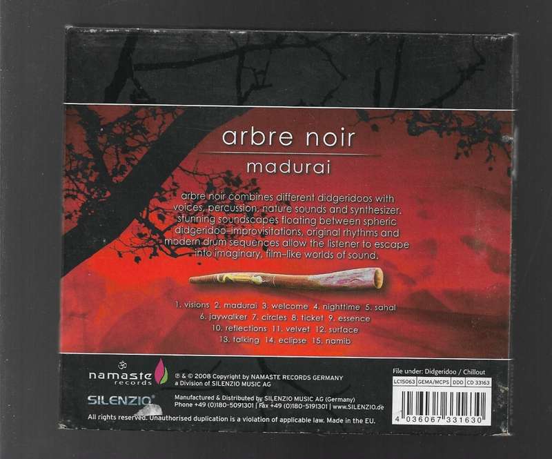 ARBRE NOIR- MADURAI (CD)