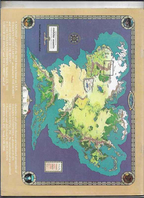 ANGMAR- LAND OF THE WITCH KING- J R R TOLKIEN (GAMERS  GUIDE BOOK)
