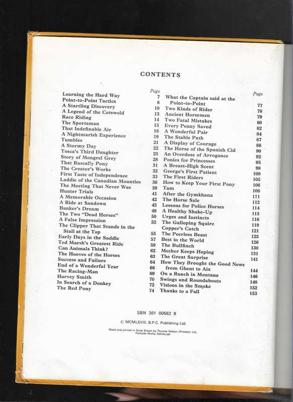 THE HORSE LOVERS LEISURE BOOK- EDITED BY GENEVIEVE MURPHY