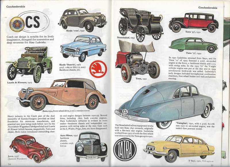 CARS OF THE WORLD- J. D SCHEEL (4 BOOKLETS)