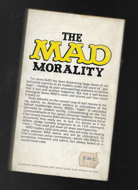 THE MAD MORALITY- VERNARD ELLER