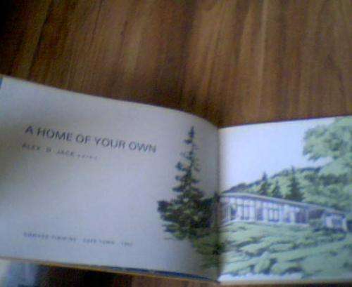 A HOME OF YOUR OWN- ALEX D JACK