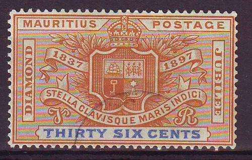 MAURITIUS - 36c 1898 - FINE USED & MIXED LOT BETWEEN 1895-1907 + 2 X POSTAGE DUE
