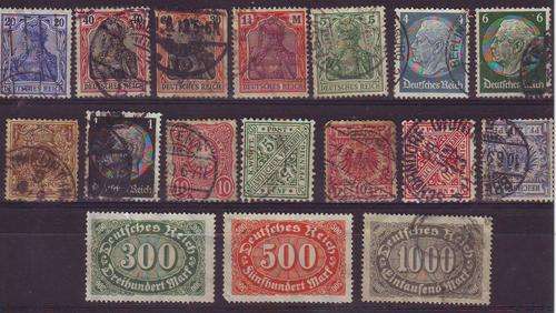 *** GERMANY - MOSTLY FINE USED - UNCHECKED ***