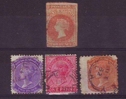 *** QUEEN VIC - SOUTH AUSTRALIA - SG. 15 - 1858/9 - 2d ROULETTED ***