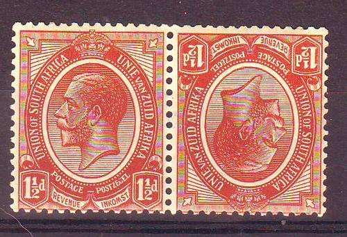 UNION - 11/2d TETE-BECHE PAIR - MINT(**)