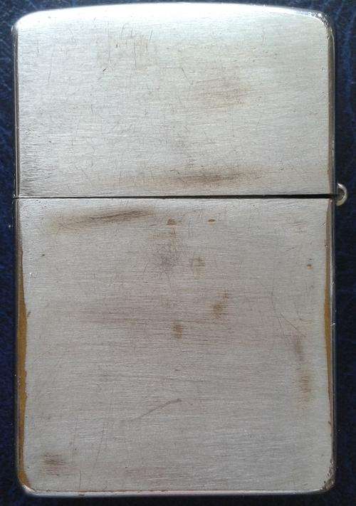 Silver Zippo 2002 - Brass has been sanded off- Unique character - One of a kind - Make me an offer