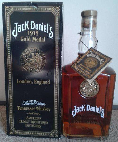 JACK DANIELS 1915 GOLD MEDAL - VERY SCARCE LIMITED EDITION (1LT BOTTLE)