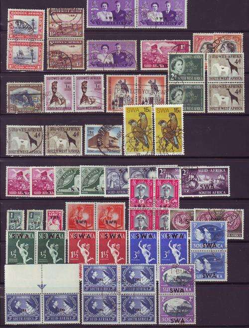 SWA - NICE STARTER COLLECTION FOR THE BEGINNER - EXAMPLES FROM SINGLES TO BLOCKS - MINT & FINE USED