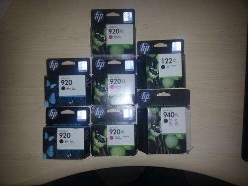 Assorted HP Ink Cartridges