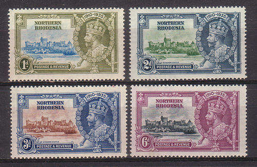 N RHODESIA Sil Jub SET NH MINT cv 100r
