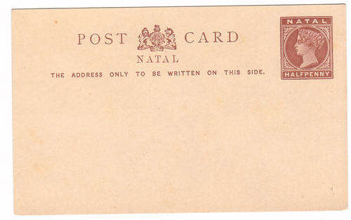 NATAL  QV POSTCARD MINT