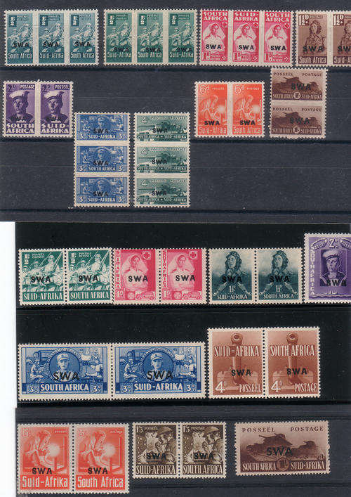 SWA  BOTH WAR SETS NH MINT