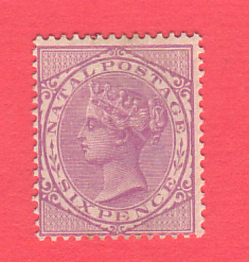 NATAL 6d sg70  MINT cv R625