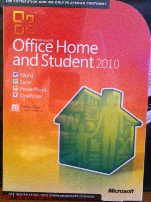 BRAND NEW MS OFFICE HOME AND STUDENT 2010