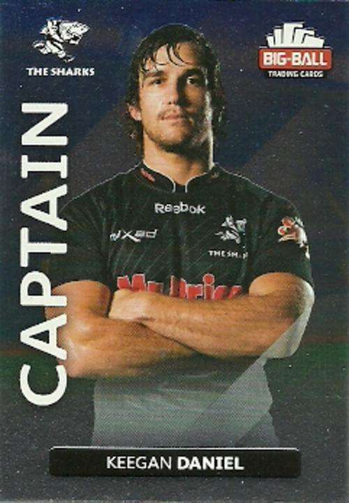 KEEGAN DANIEL - 2012 BIG BALL RUGBY CAPTAIN CARD 202