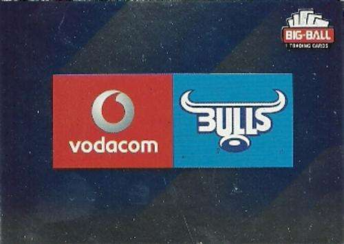 BULLS - 2012 BIG BALL RUGBY LOGO CARD 001