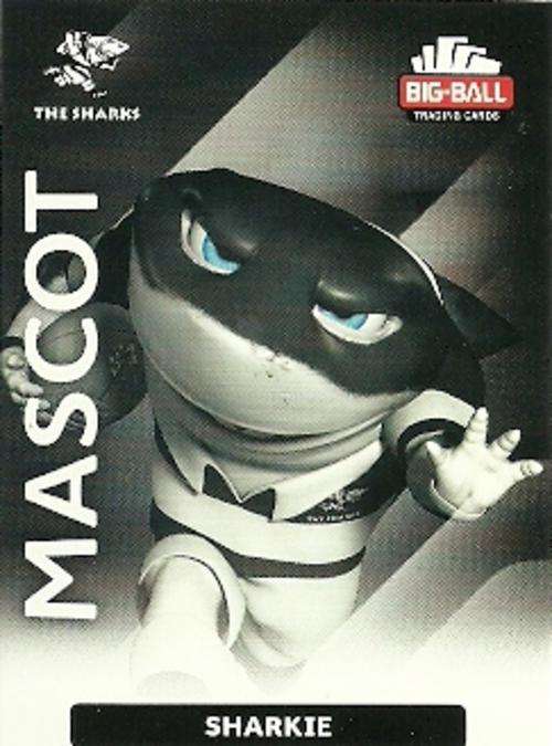 SHARKIE - 2012 BIG BALL RUGBY MASCOT CARD 201