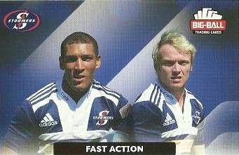 FAST ACTION - 2012 BIG BALL RUGBY COMBINATION CARD 159