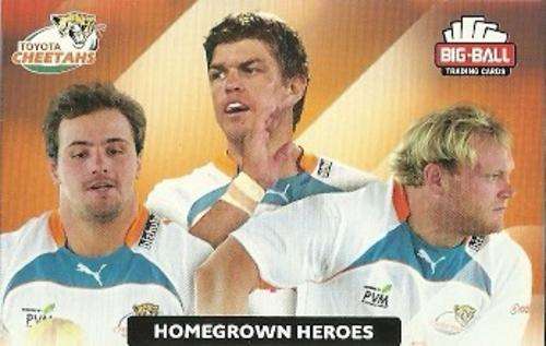 HOMEGROWN HEROES - 2012 BIG BALL RUGBY COMBINATION CARD 058