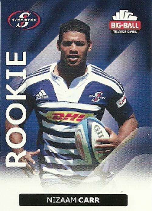 NIZAAM CARR - 2012 BIG BALL RUGBY ROOKIE CARD 189