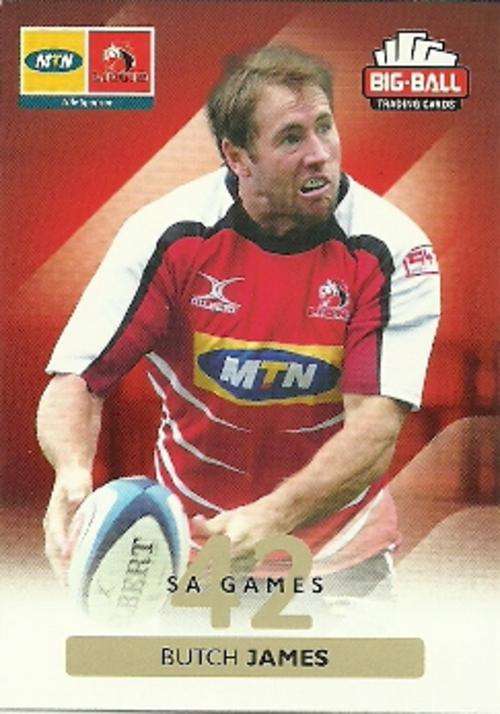 BUTCH JAMES - 2012 BIG BALL RUGBY BASE CARD 115