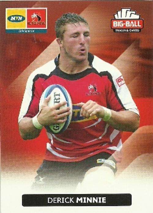 DERICK MINNIE - 2012 BIG BALL RUGBY BASE CARD 121