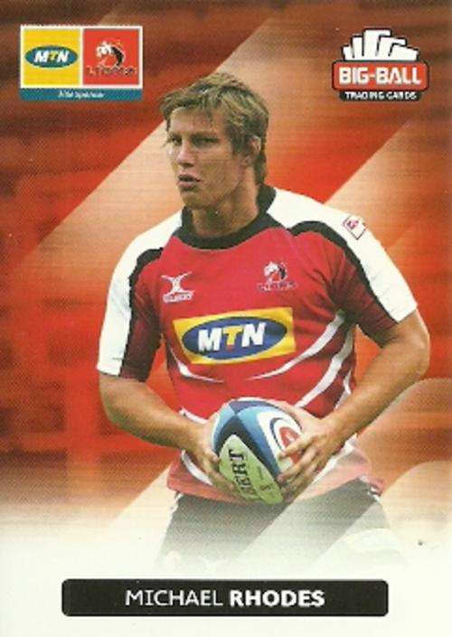 MICHAEL RHODES - 2012 BIG BALL RUGBY BASE CARD 140