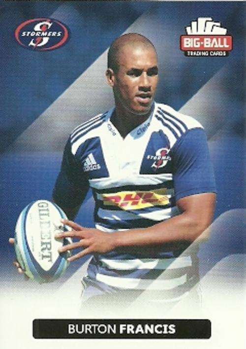 BURTON FRANCIS - 2012 BIG BALL RUGBY BASE CARD 165