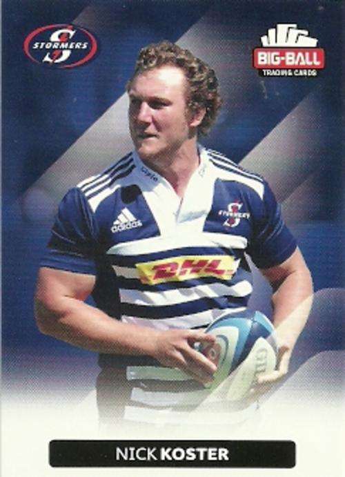 NICK KOSTER - 2012 BIG BALL RUGBY BASE CARD 188