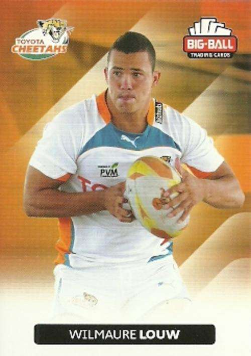 WILMAURE LOUW - 2012 BIG BALL RUGBY BASE CARD 099