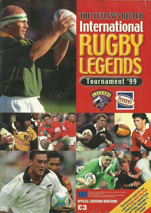 1999 International Rugby Legends Tournament Official Brochure