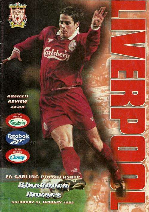 Liverpool v Blackburn Rovers 1997/98 Premiership Match Programme