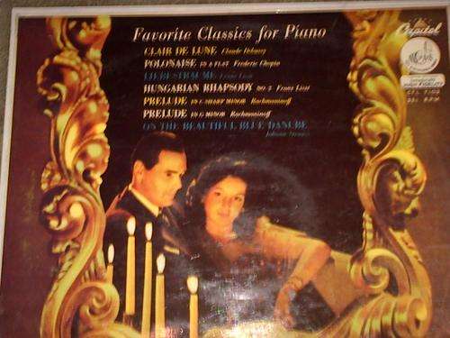 Favourite Classics for Piano - Leonard Pennario LP Vinyl Record