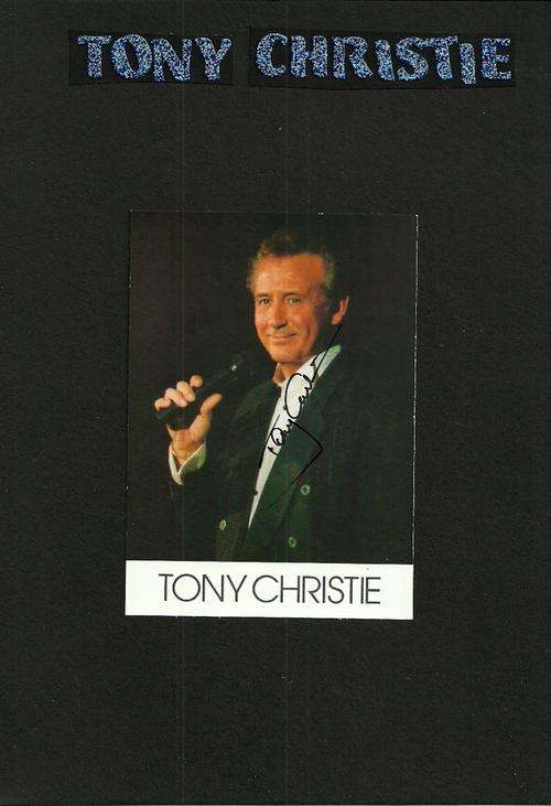 Tony Christie Signed 4 x 6 Colour Photo