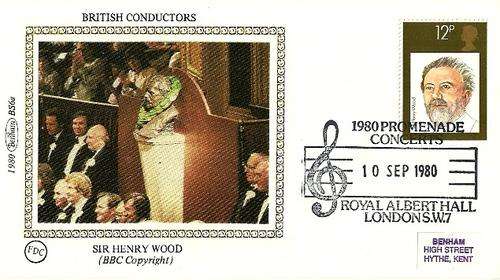 1980 Benham BS6a - British Conductors : Sir Henry Wood FDC