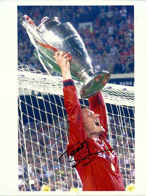 Teddy Sheringham 1999 Manchester United Champions League Final- Autograph