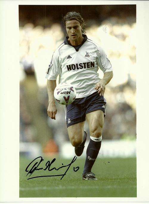 David Ginola Tottenham Hotspur - Autograph