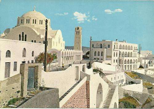Greece Postcard : THERA - Partial View