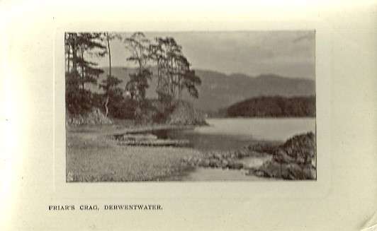 United Kingdom Vintage Postcard - Frair`s Crag, Derwentwater