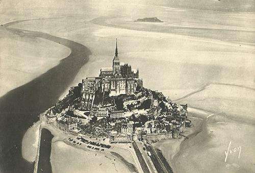 France Vintage Postcard Mont Saint Michel